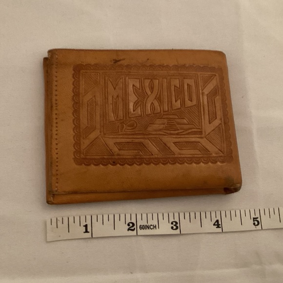 Vintage Mexico leather wallet - Picture 8 of 9